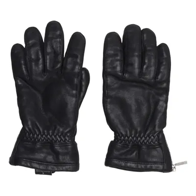 Leather gloves (Black) from Gaucho Leather, Polyester