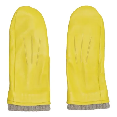 Leather mittens (Gaia) from Bellerose Leather, Polyamide, Polyester, Wool