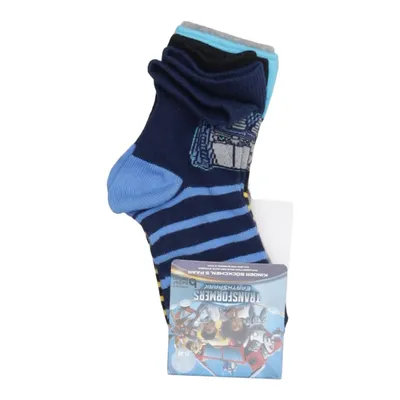 Sokken (Blauw, Zwart, Grijs) van Transformers Katoen, Elastaan, Polyamide