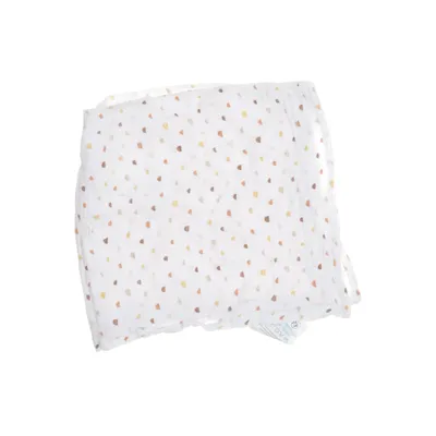 Baby blanket (White, Multicolored) from Hoodadoo Cotton