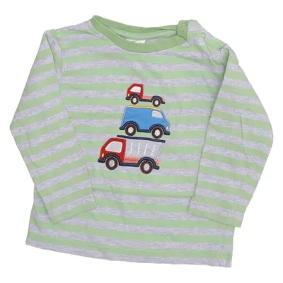 Langarmshirt (Grün, Grau) von Alana Bio-Baumwolle