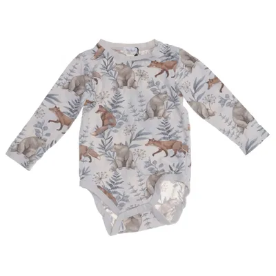Body (Beige, Flerfärgad) från Newbie by KappAhl Bomull, Elastan