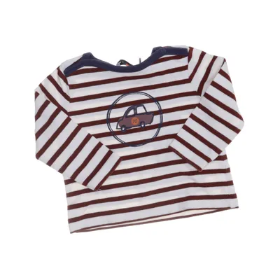 Långärmad t-shirt (Vit, Röd, Flerfärgad) från Cyrillus Bomull