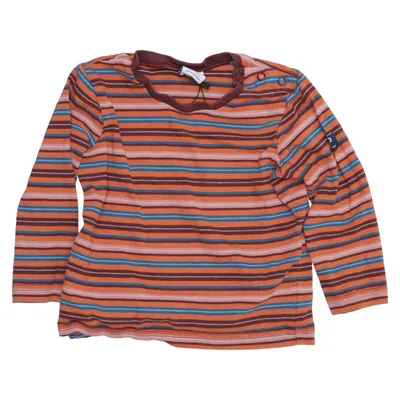 T-shirt à manches longues (Marron, Bleu, Multicolore) de Polarn O. Pyret Coton biologique, Polyester