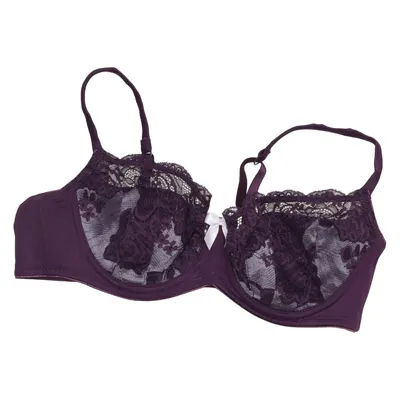 Bra (Purple) from Miriale Cotton, Elastane, Polyamide