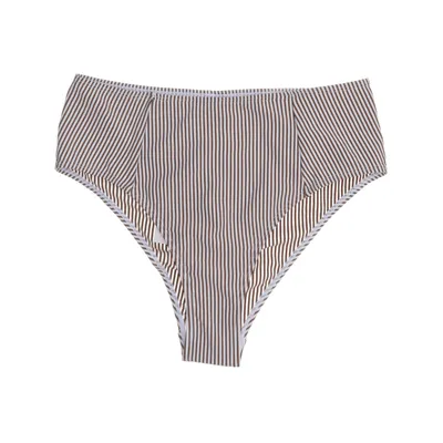 Bikiniunderdel (Vit, Brun) från Beck Söndergaard Elastan, Polyamid, Polyester