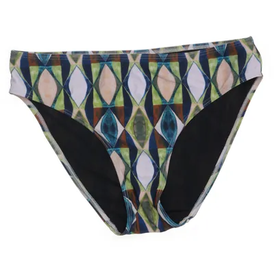 Bikini bottom (Blue, Green, Multicolored) from Missya Elastane, Polyamide