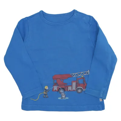 Lange mouwen shirt (Blauw) van Jako-O Katoen