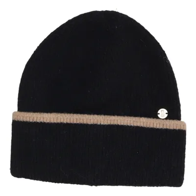 Beaniemössa (Svart, Beige) från Pernilla Wahlgren Akryl, Elastan, Polyester, Ull
