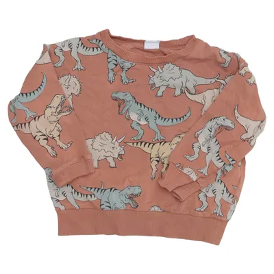 Sweatshirt (Brown) from Lindex Kids Cotton, Elastane