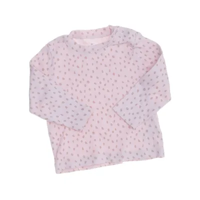 Langærmet t-shirt (Pink) fra ICA I Love Eco Økologisk bomuld, Elastan