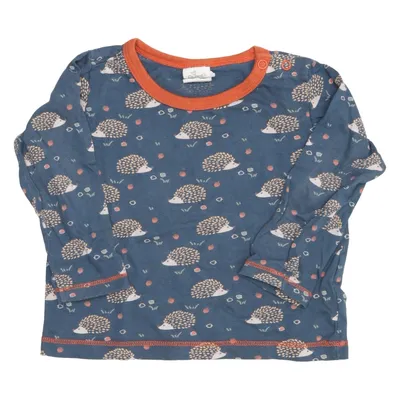 Langærmet t-shirt (Blå, Flerfarvet) fra Alana Økologisk bomuld