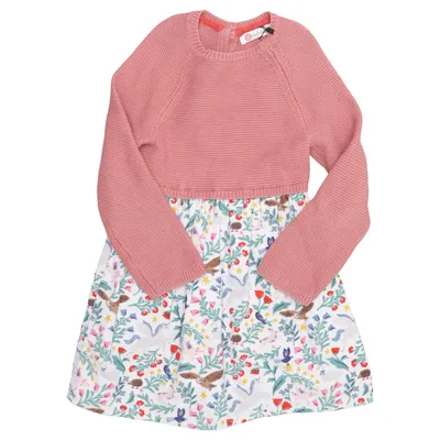 Kjole (Pink, Flerfarvet) fra Baby Boden Kashmir, Bomuld