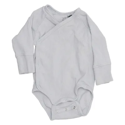 Body (Gris) de Lindex Newborn Coton, Élasthane