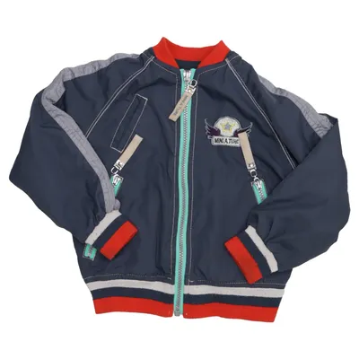 Blouson (Bleu, Multicolore) de Miniature Coton, Polyester