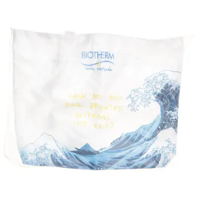Tygpåse (Blå, Vit) från Biotherm Återvunnen polyester