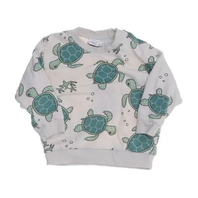 Collegetröja (Beige, Grön) från Lindex Baby Bomull, Elastan