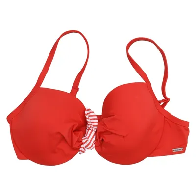 Bikini top (Red) from Seaside Elastane, Polyamide, Polyurethane