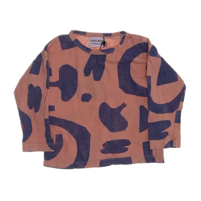Langærmet t-shirt (Pink, Blå) fra Bobo Choses Bomuld