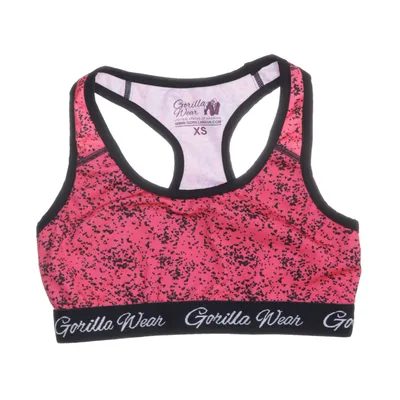 Sport-bh (Roze, Zwart) van Gorilla Wear Elastaan, Polyester
