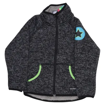 Fleece jas (Grijs, Zwart) van Villervalla Polyester
