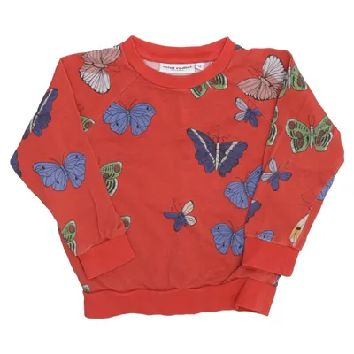 Sweatshirt (Red, Multicolored) from Mini Rodini Modal, Organic cotton