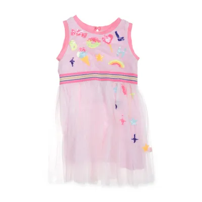 Avondjurk (Roze, Meerkleurig) van Billieblush Elastaan, Polyester, Viscose