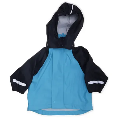 Regenjack (Blauw, Zwart) van H&M Polyester, Polyurethaan