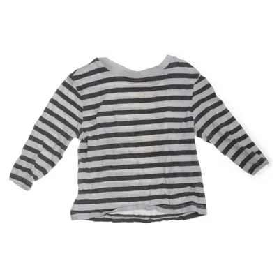 Långärmad t-shirt (Vit, Grön) från Gekas Ullared Bomull