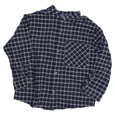 Flannel skjorte (Blå, Beige) fra Zara Bomuld