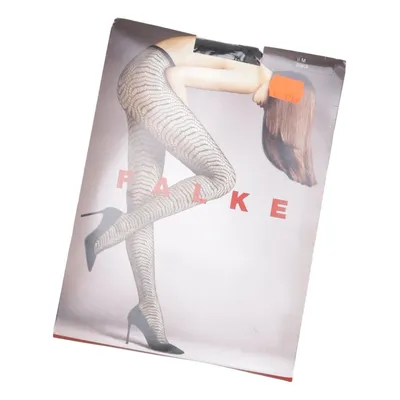 Nylonstrømpebukser (Sort) fra Falke Elastan, Polyamid