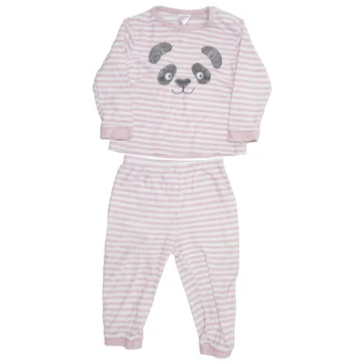 Pajamas (Pink, White) from Impidimpi Cotton, Polyester