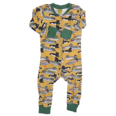 Sparkdräkt (Gul, Grön, Flerfärgad) från Duns Ekologisk bomull