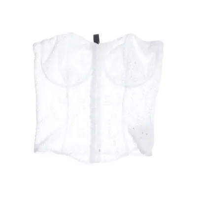 Tubetop (Hvid) fra Divided by H&M Elastan, Polyester