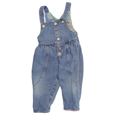 Salopette (Bleu, Multicolore) Coton