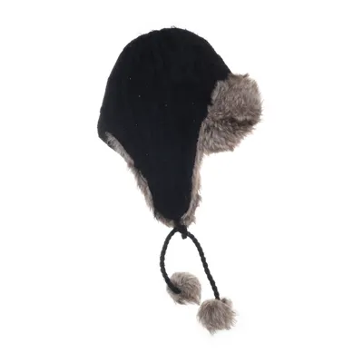 Trapperhatt (Svart, Brun) från JC Akryl, Polyester