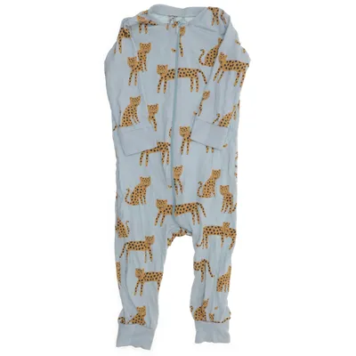 Mjukisdräkt (Blå, Brun, Flerfärgad) från Lindex Baby Bomull