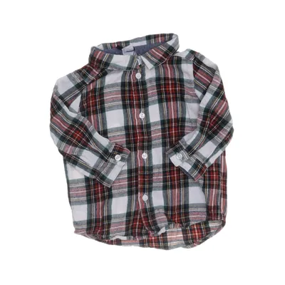 Flanellskjorta (Beige, Flerfärgad) från H&M Bomull