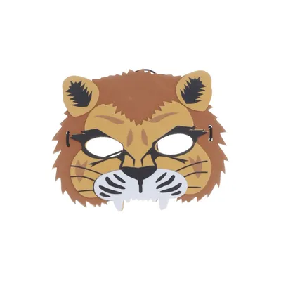 Masquerade-masker (Bruin, Meerkleurig)