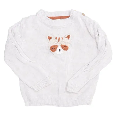 Trui (Beige) van Pusblu Katoen