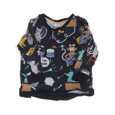 Sweatshirt (Sort, Flerfarvet) fra Lindex Kids Bomuld