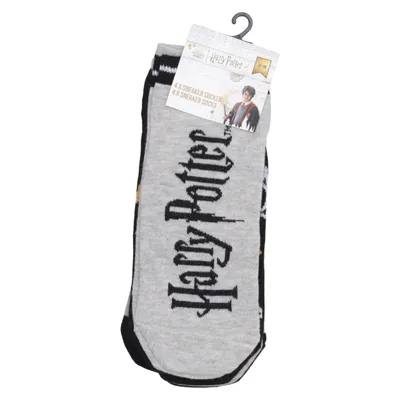 Chaussettes (Gris, Noir) de Harry Potter Coton, Élasthane, Polyester