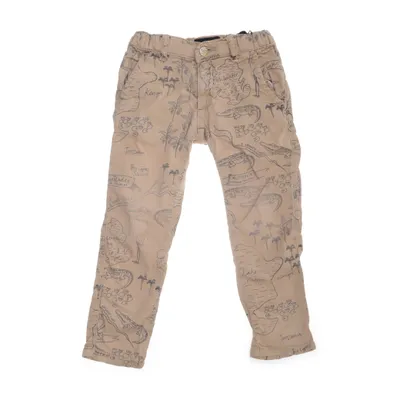 Chinos (Beige) van Mini Rodini Organisch katoen, Elastaan