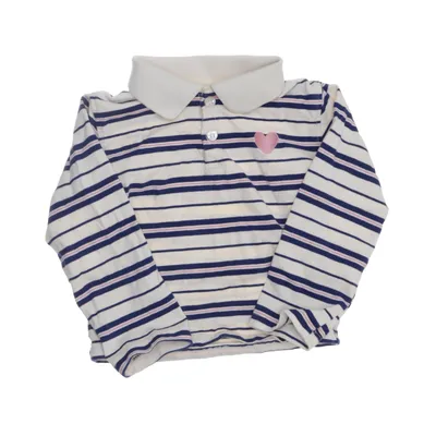 Rugby shirt (White, Blue, Pink) from H&M Cotton