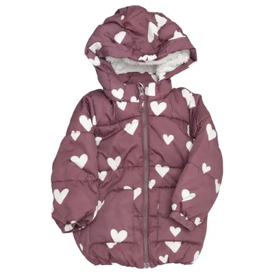 Vinterjacka (Lila, Vit) från H&M Polyester