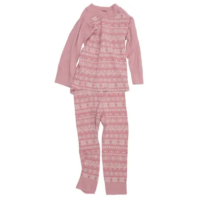 Base layer (Pink, White) from Polarn O. Pyret Merino wool