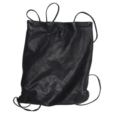 Backpack (Black) from & Other Stories Cotton, Leather