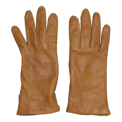 Läderhandskar (Brun) från Gaucho Skinn, Ull