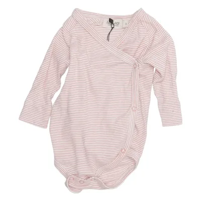 Body (Pink, Hvid) fra MarMar Copenhagen Elastan, Modal, Økologisk bomuld