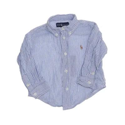 Buttondown-skjorta (Blå, Vit) från Ralph Lauren Bomull